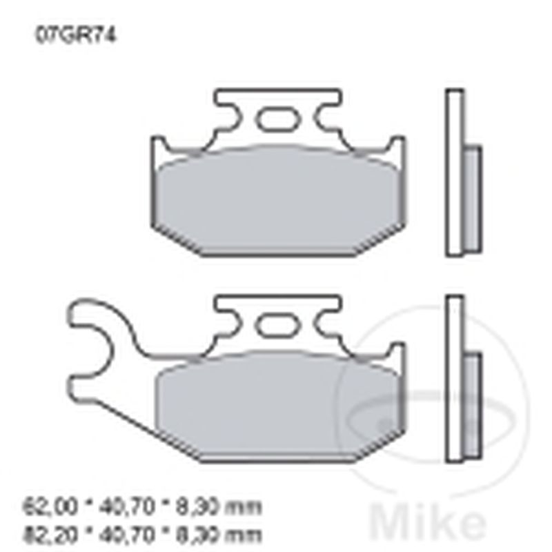 Pastillas de Freno Sinter SD Brembo 7322159 | Motos Camaral