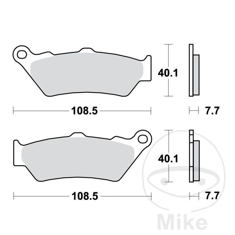 Pastillas de Freno Sinter Delantero TRW 7370414 | Motos Camaral