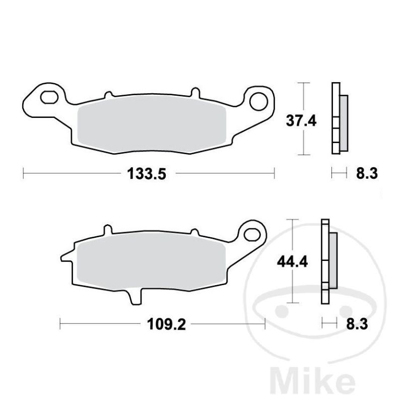 Pastillas de Freno Estándar TRW 7378763 | Motos Camaral