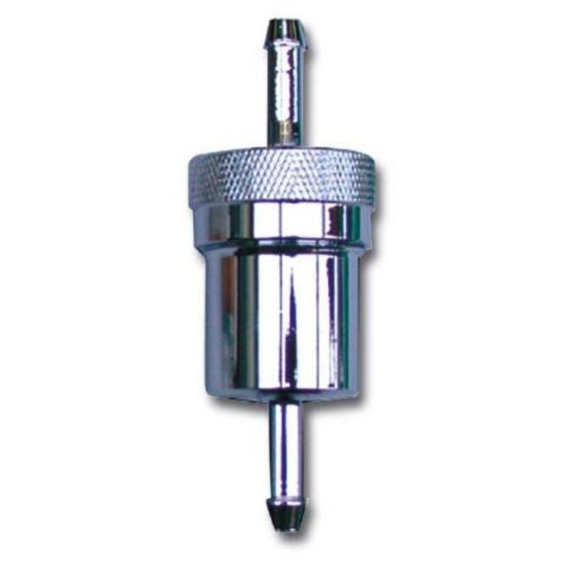 Filtro de gasolina BIHR redondo alu anodizado desmontable L75mm - motoscamaralweb.com