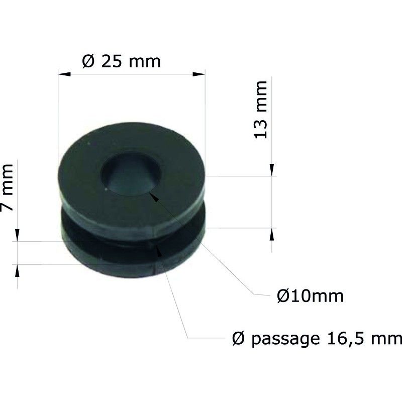 Silentblock Honda CR125R 90-99/escape 18334-KA3-830 GRM-103/10 (Juego de 10) - motoscamaralweb.com