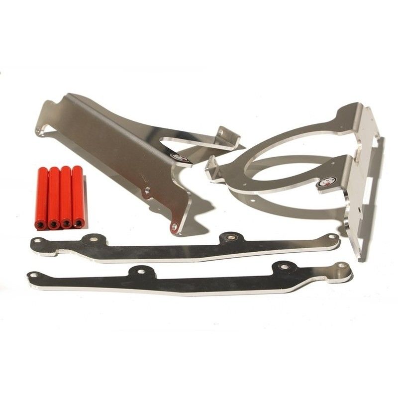 Protectores de radiador aluminio rojo AXP Beta RR - motoscamaralweb.com