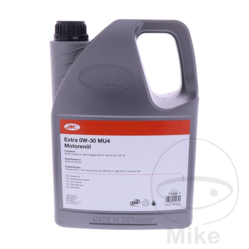 Aceite Motor 0W30 MU4 5 Litros JMC Extra | Motos Camaral