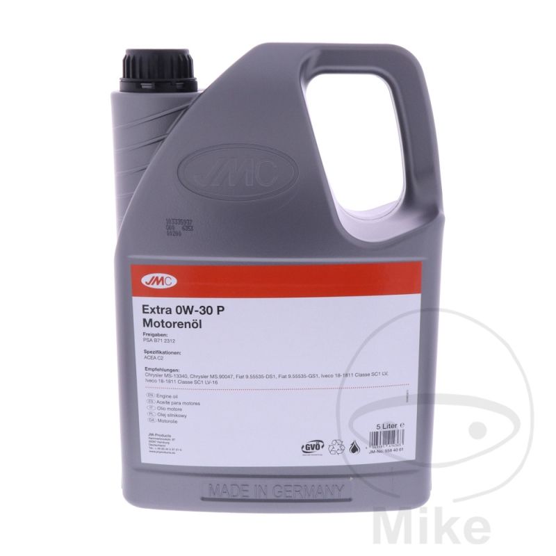 Aceite Motor 0W30 JMC Extra 5 Litros | Motos Camaral