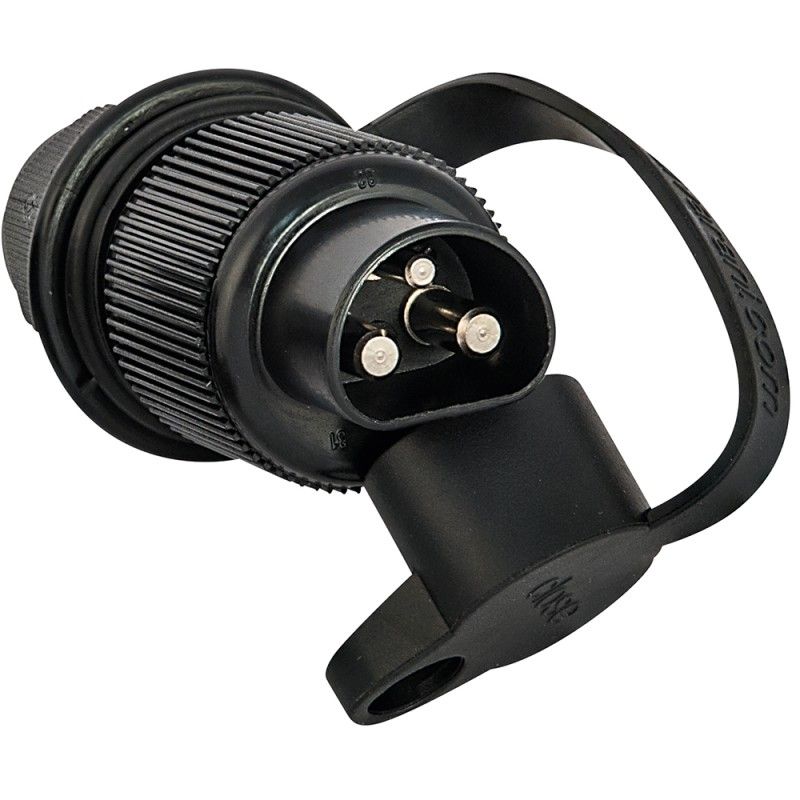 CONECTOR MACHO 3 POLOS BLISTER- motoscamaralweb.com