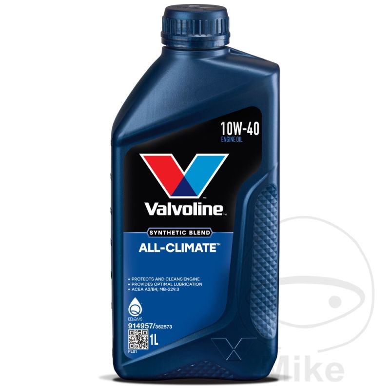 Aceite Motor 10W40 Valvoline All Climate 1L | Motos Camaral