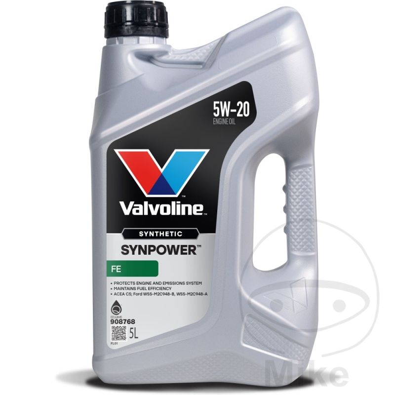Aceite Motor 5W20 FE 5L Valvoline Synpower | Motos Camaral