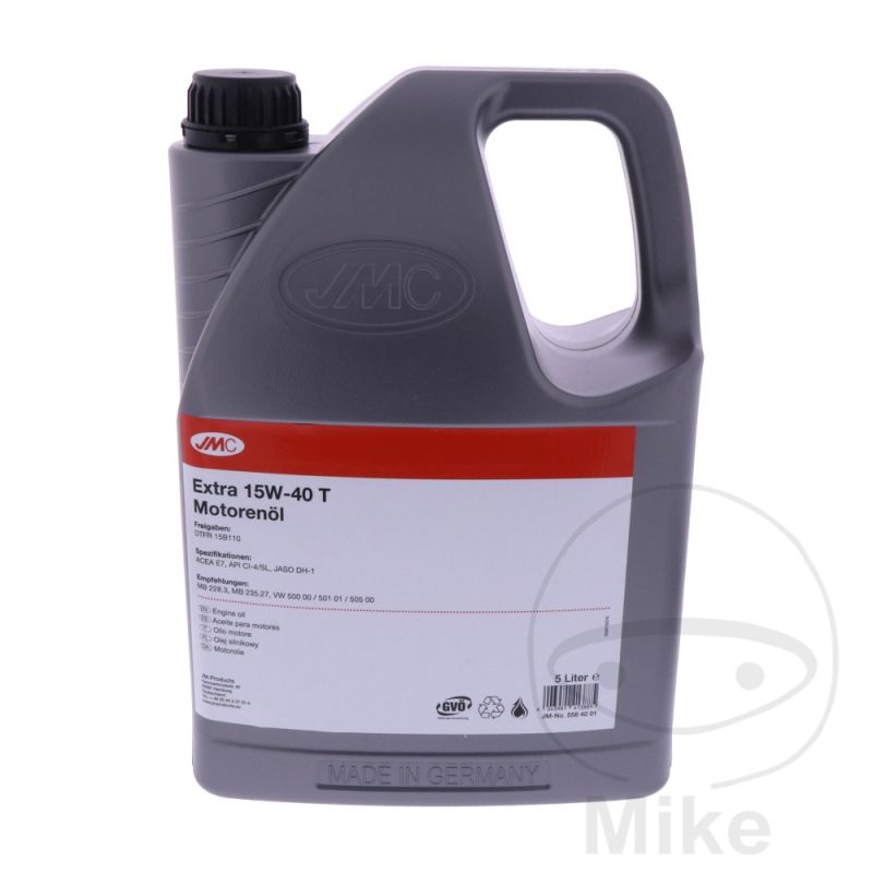 Aceite Motor 15W40 JMC Extra 5 Litros | Motos Camaral