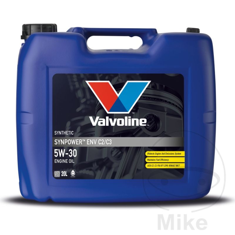 Aceite Motor 5W30 Valvoline ENV C2 20 Litros | Motos Camaral