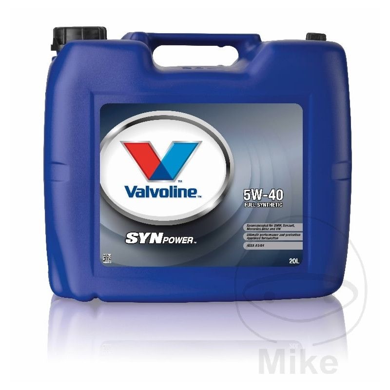 Aceite Motor 5W40 20 Litros Valvoline Synpower | Motos Camaral