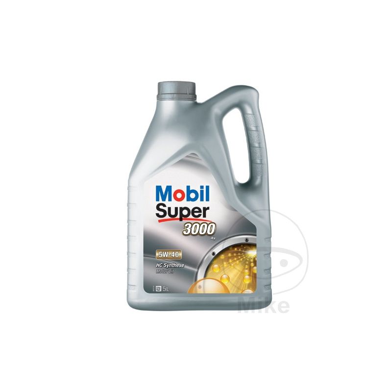 Aceite Motor 5W40 SUP 3000 5 Litros | Mobil | Motos Camaral