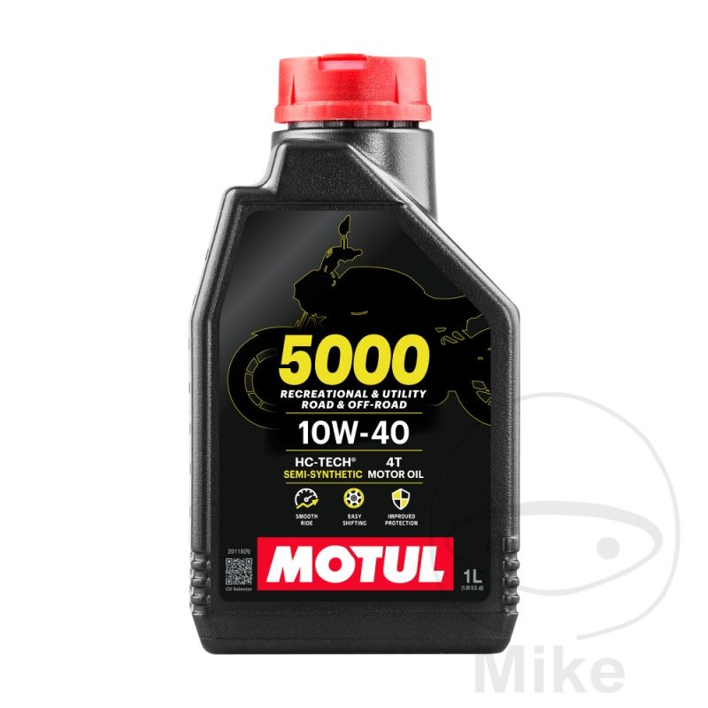 Aceite Motul 5000 10W40 4T 1L | Semisintético | Motos Camaral
