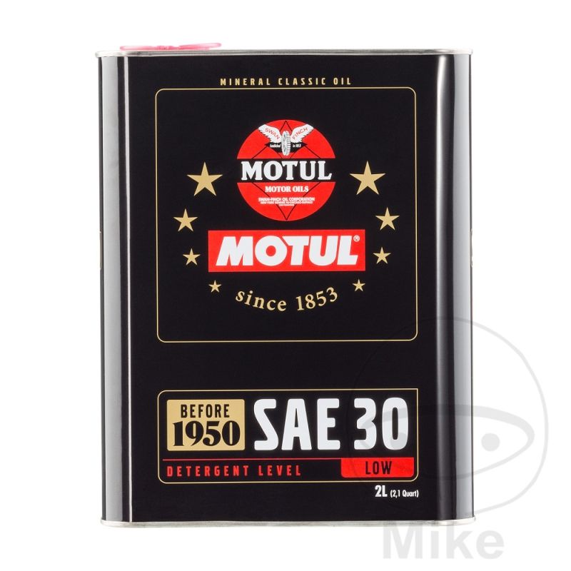 Aceite Motor 30W 4T 2L Motul Mineral Clásico | Motos Camaral