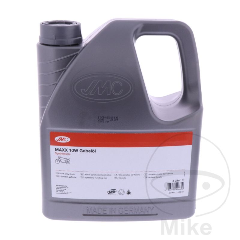 Aceite Horquilla 10W JMC Maxx Sintético 4L | Motos Camaral