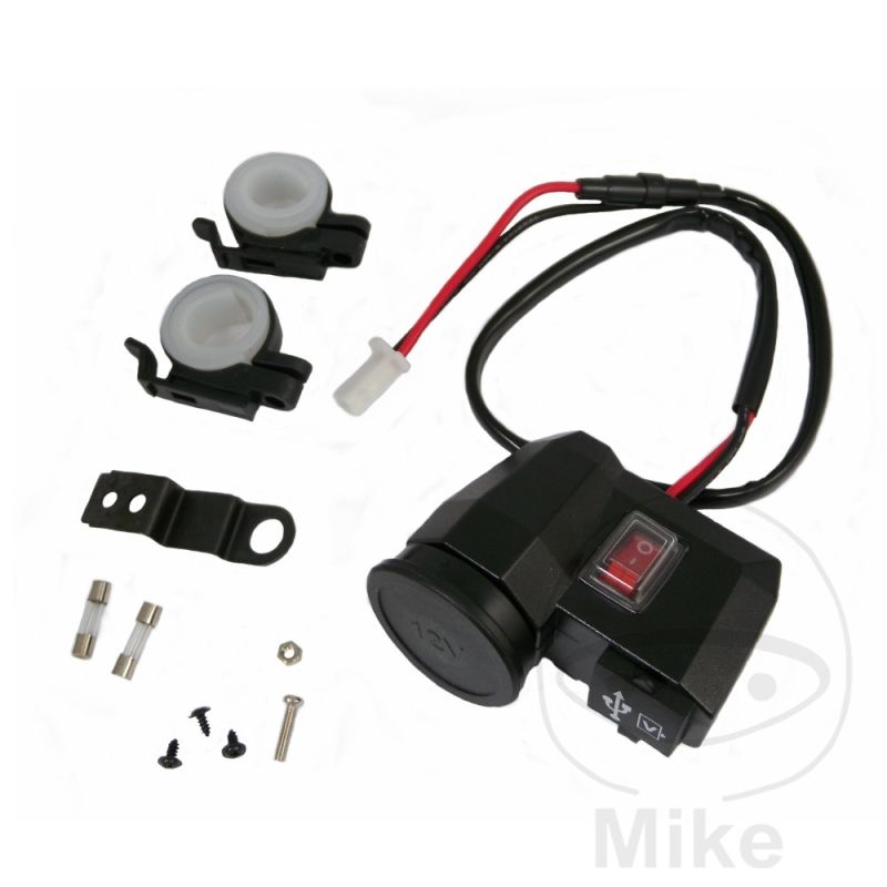 Encendedor de Cigarrillos + USB JMP con Interruptor | Motos Camaral