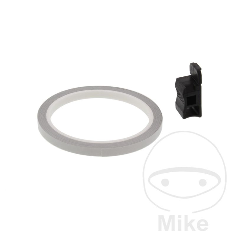 Pegatina Borde de Llanta M APPLIKATOR Blanco | Motos Camaral
