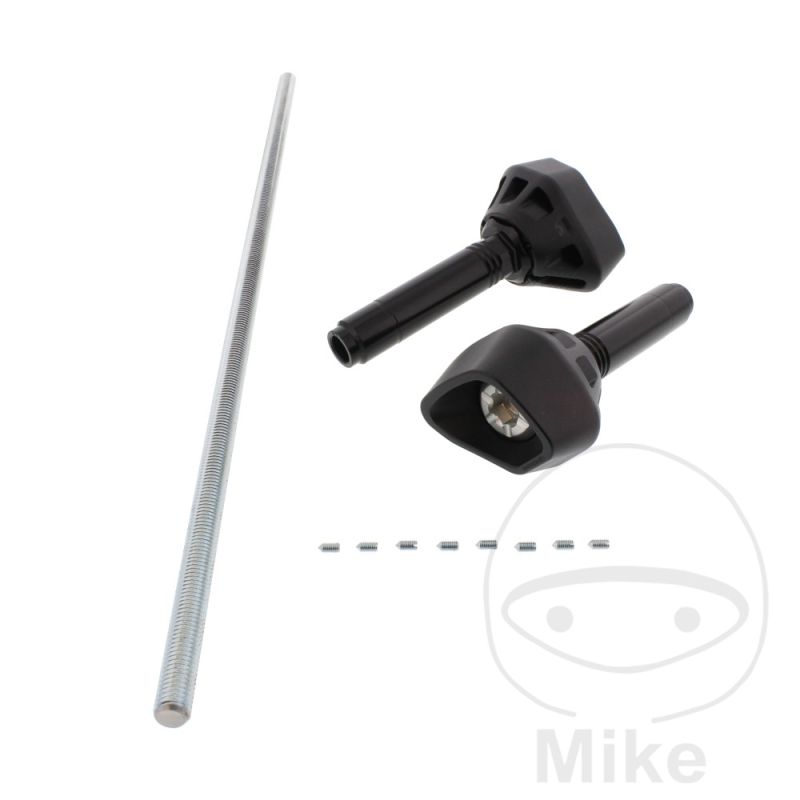 Anticaídas Evotech Plateado con Kit de Montaje | Motos Camaral
