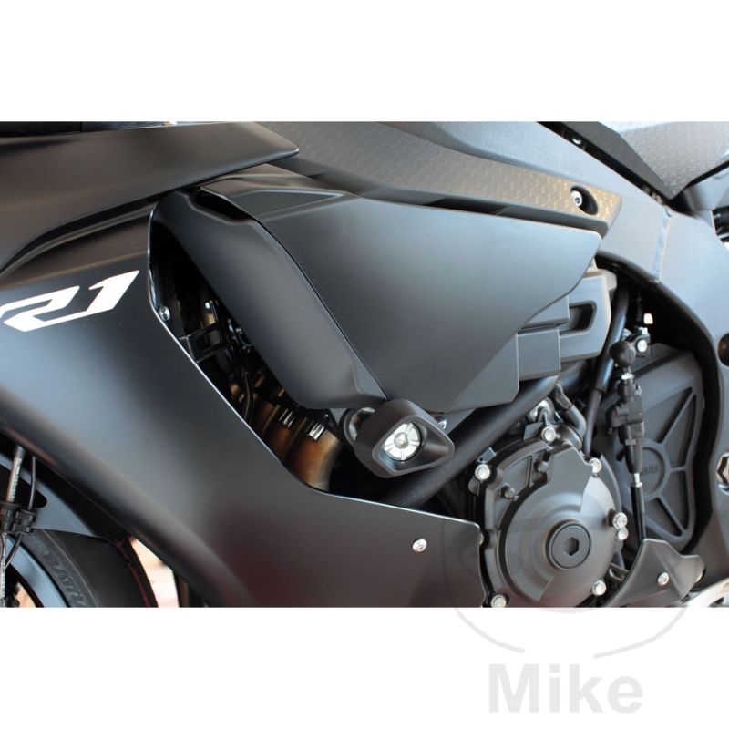 Anticaídas Evotech Plateado con Kit de Montaje | Motos Camaral