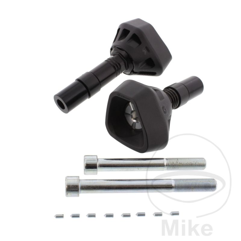 Anticaídas Evotech Plateado con Kit de Montaje | Motos Camaral