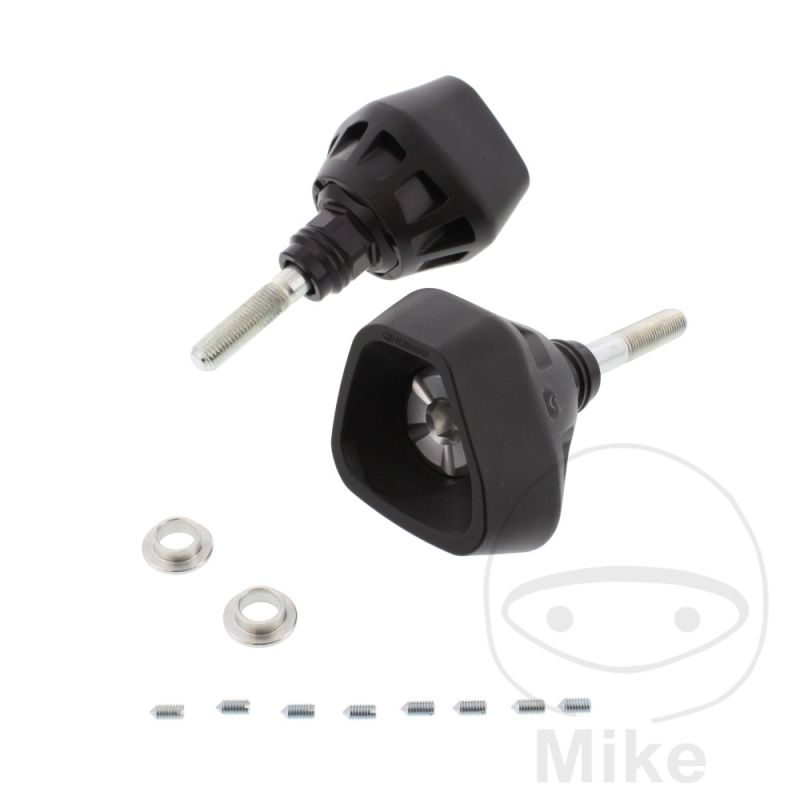 Anticaídas Evotech con Kit de Montaje | Plateado | Motos Camaral