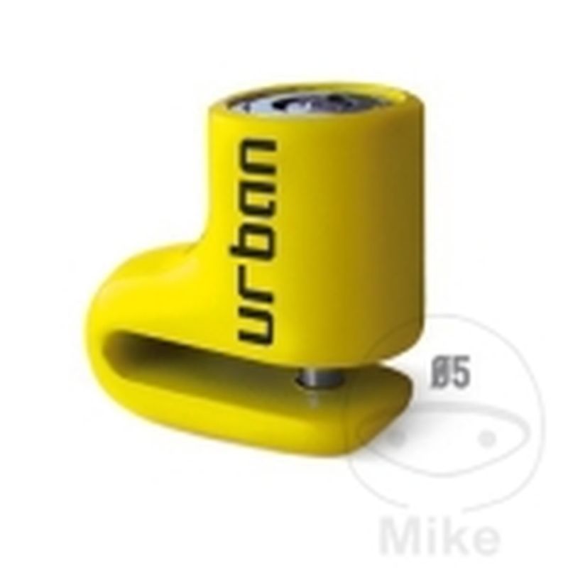 Candado Disco de Freno Artago Urban 5mm Amarillo | Motos Camaral