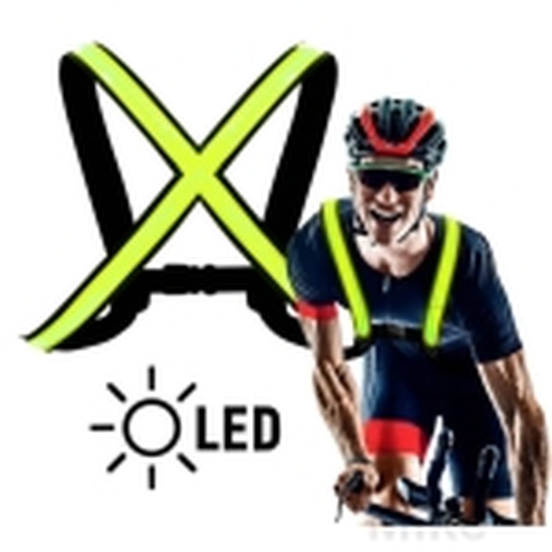 Chaleco LED ERW Easypix Streetglow L/XL | Motos Camaral