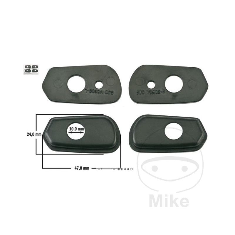 Acoplamiento Intermitente JMP Negro | Recambios Moto | Motos Camaral