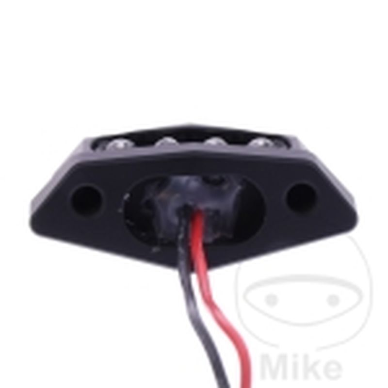 Luz de Matrícula LED JMP Negra | Motos Camaral