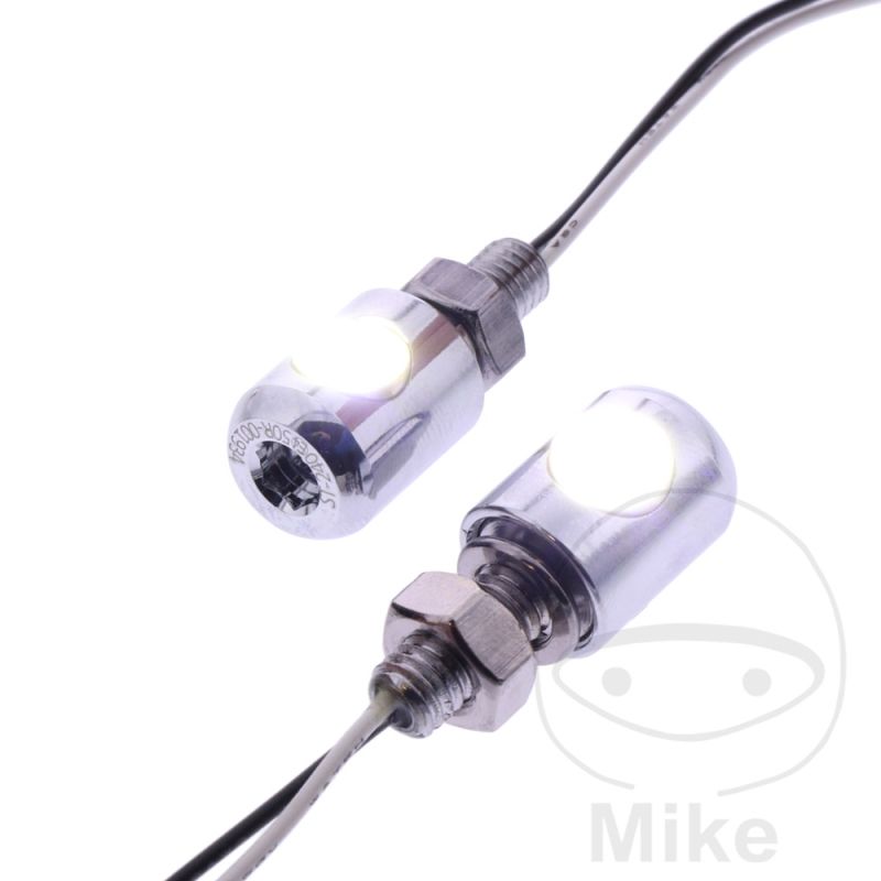 Luz de Matrícula Bolt Cromado JMP | Motos Camaral