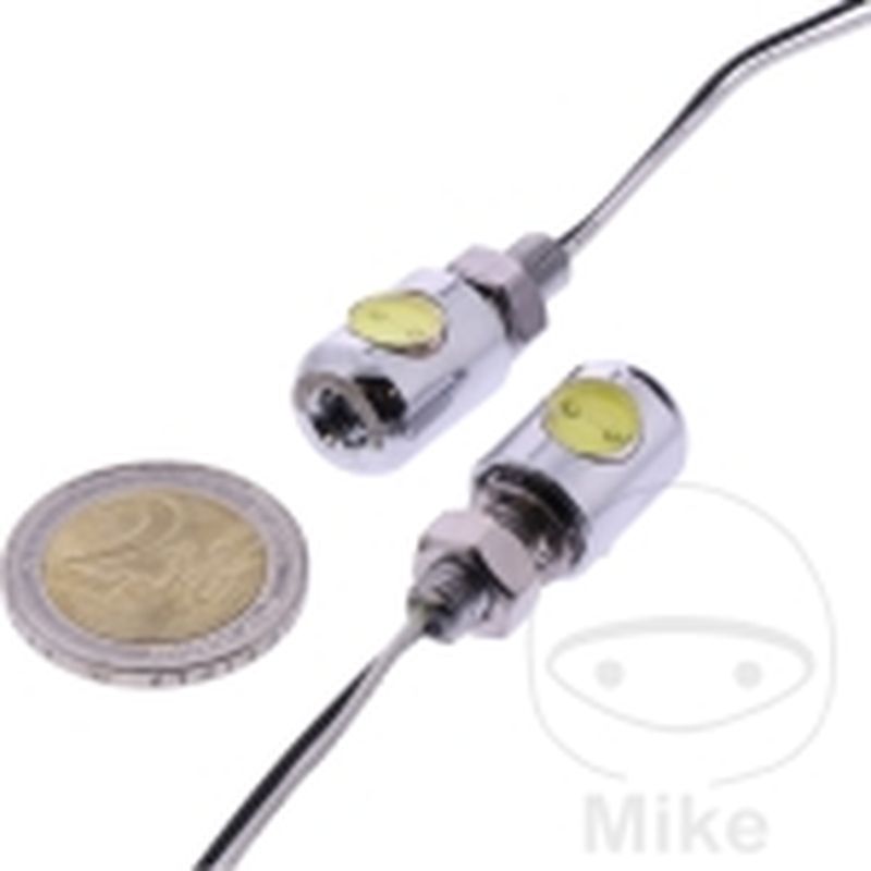 Luz de Matrícula Bolt Cromado JMP | Motos Camaral