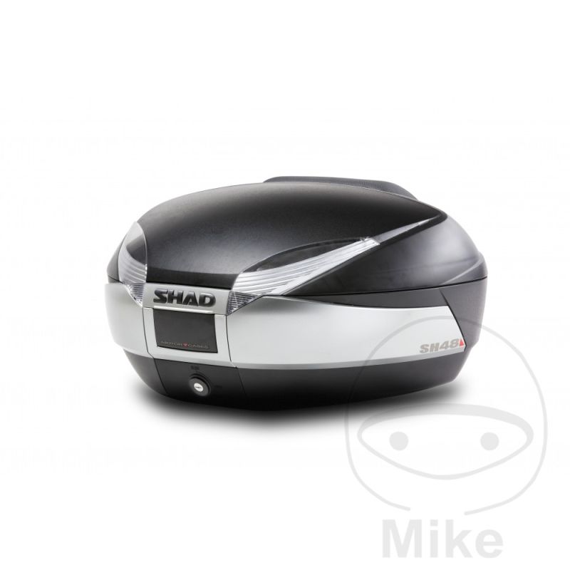 Baúl Shad SH48 48 Litros Negro Titan con Parrilla | Motos Camaral