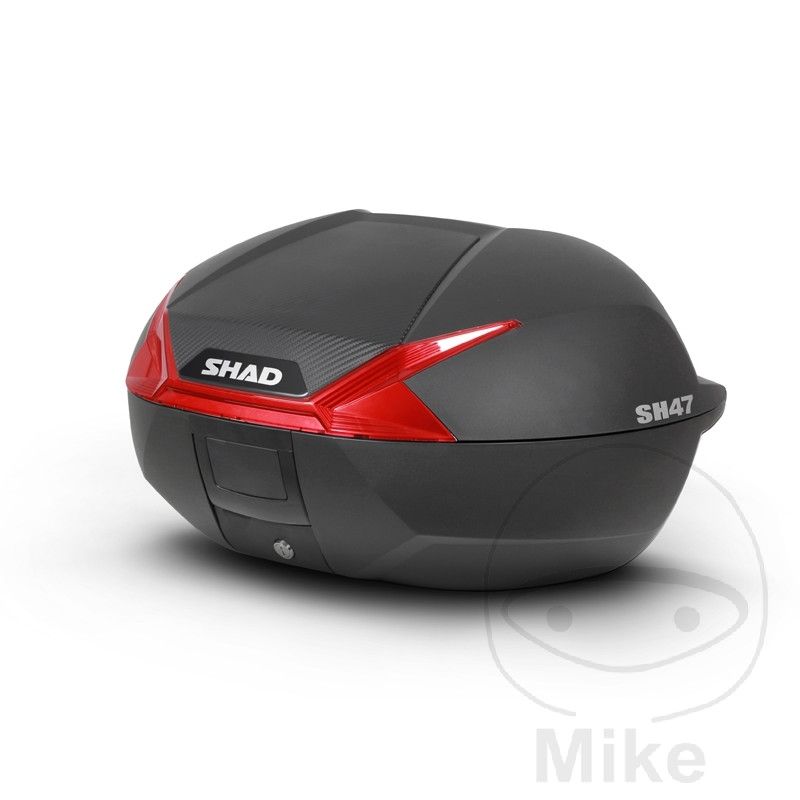Baúl Shad SH47 47L Negro con Parrilla | Motos Camaral
