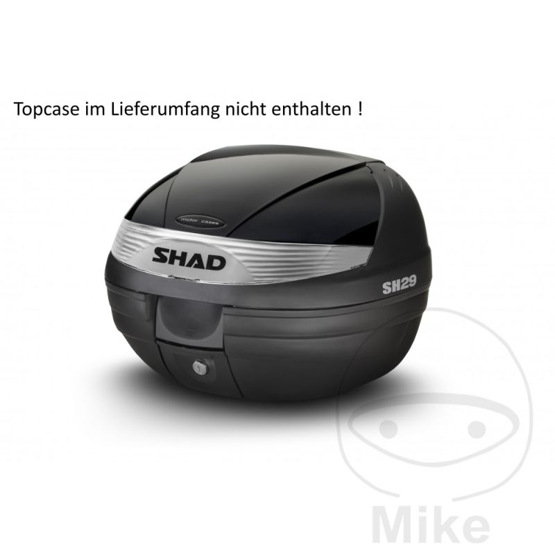 Tapa Baúl SH29 Negro Metal | Shad | Motos Camaral