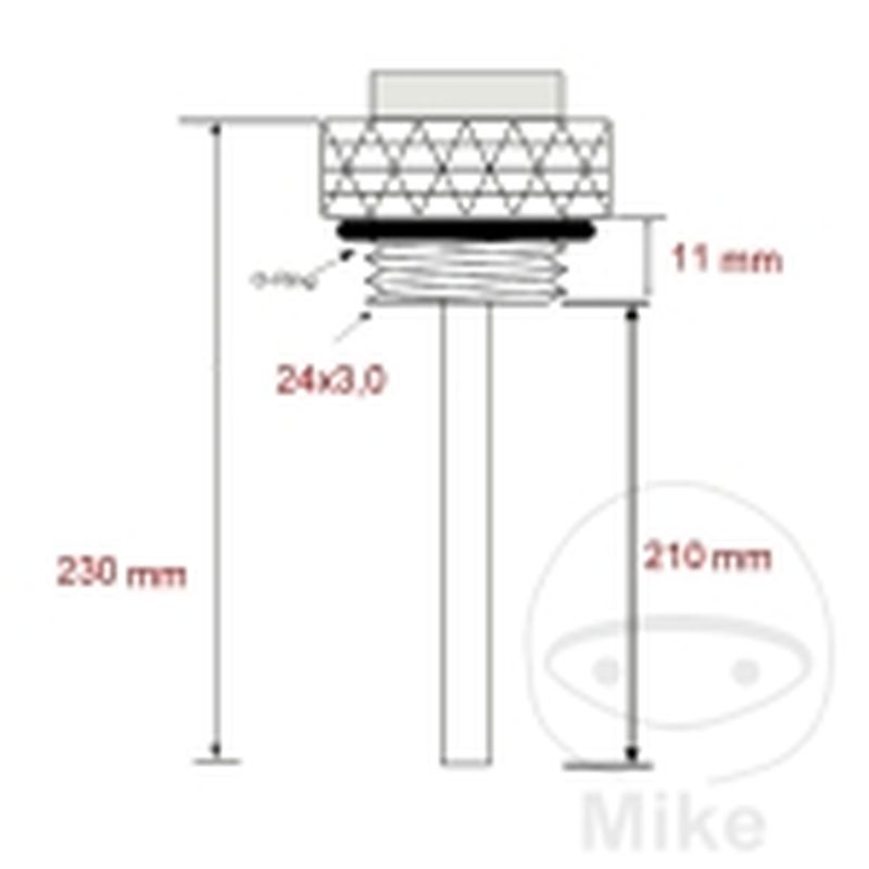 Indicador Temperatura Aceite JMP 24X3MM | Motos Camaral