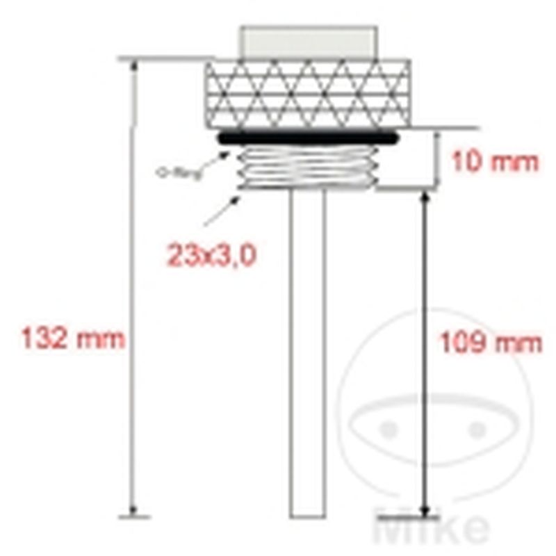 Indicador Temperatura Aceite JMP 23x3mm | Motos Camaral