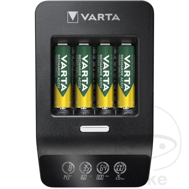 Cargador de Baterías LCD Ultra FA con 4 Pilas AA | Motos Camaral