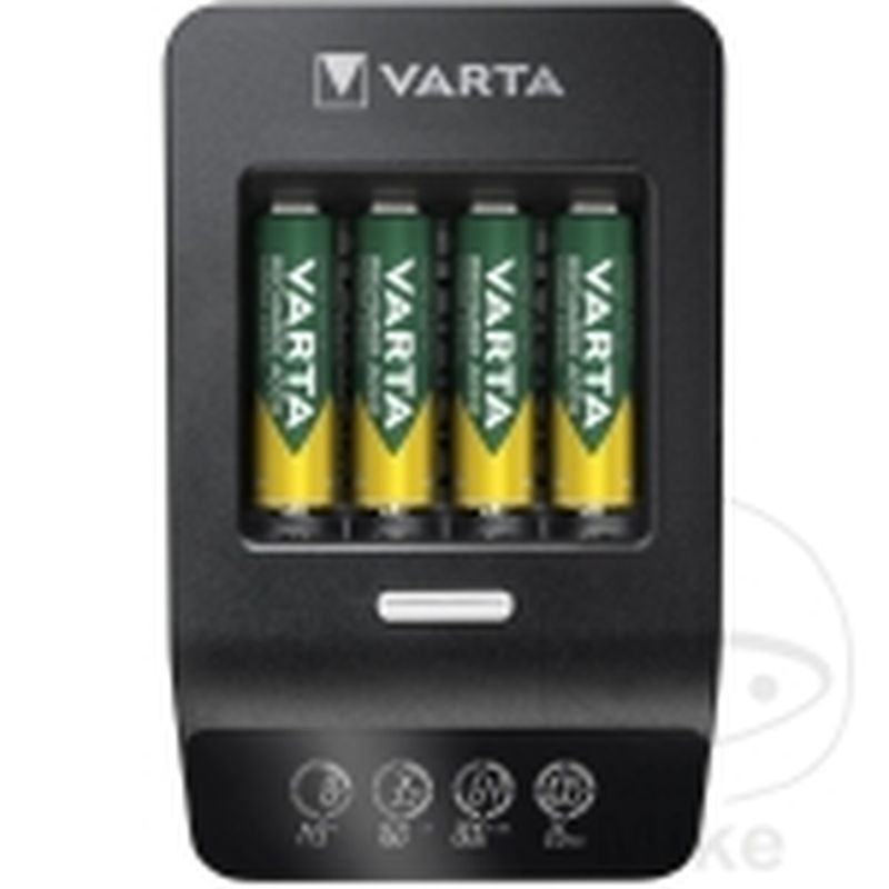 Cargador de Baterías LCD Ultra FA con 4 Pilas AA | Motos Camaral