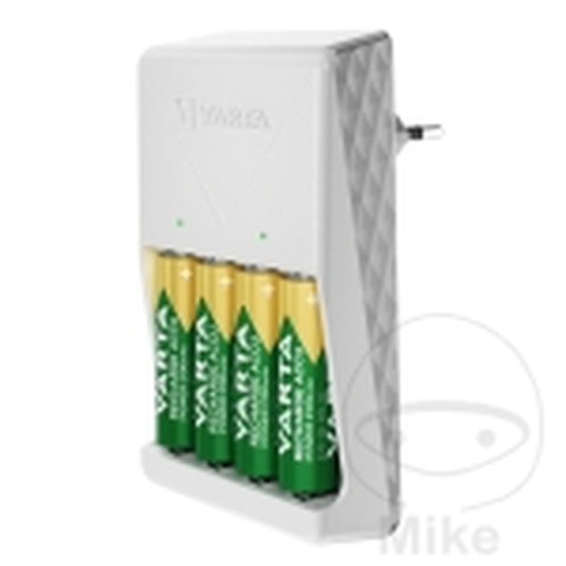 Cargador de Baterías Easy Plug con 4 Pilas AA 2100 mAh | Motos Camaral