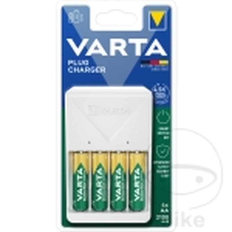 Cargador de Baterías Easy Plug con 4 Pilas AA 2100 mAh | Motos Camaral