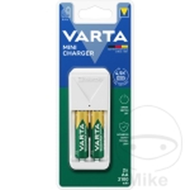 Cargador de Baterías Easy Mini con 2 Pilas AA 2100mAh | Motos Camaral