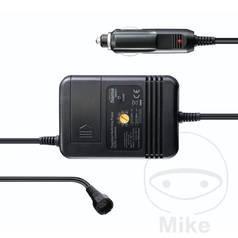 Fuente de Alimentación 12V 2A Hama con 8 Adaptadores | Motos Camaral