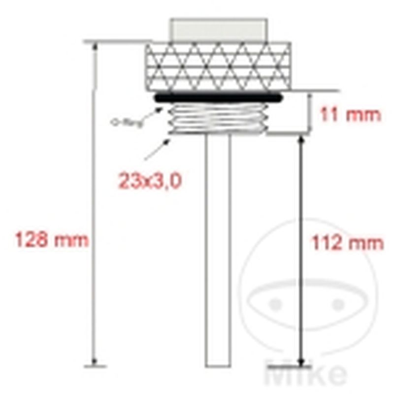 Indicador Temperatura Aceite JMP 23x3 mm | Motos Camaral