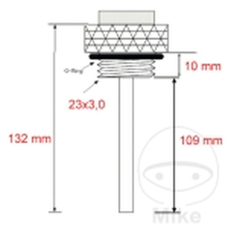 Indicador Temperatura Aceite JMP 23x3mm | Motos Camaral