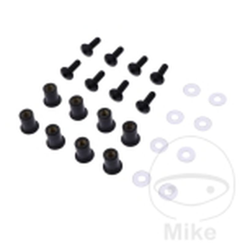 Kit Tornillos Carenado JMP M5 12.5mm Negro | Motos Camaral