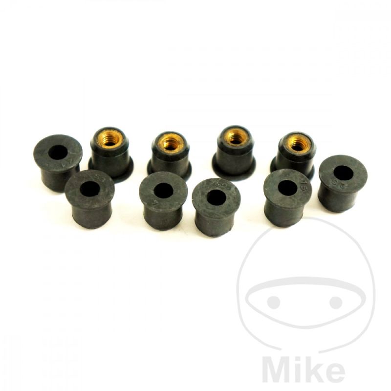 Juego de Tuercas de Goma M6 x 15mm | Recambios | Motos Camaral