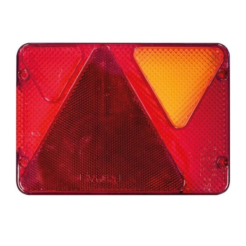 PLASTICO PILOTO TRASERO 4 F DERECHO S/LAMPARA 188X135X51 MM- motoscama