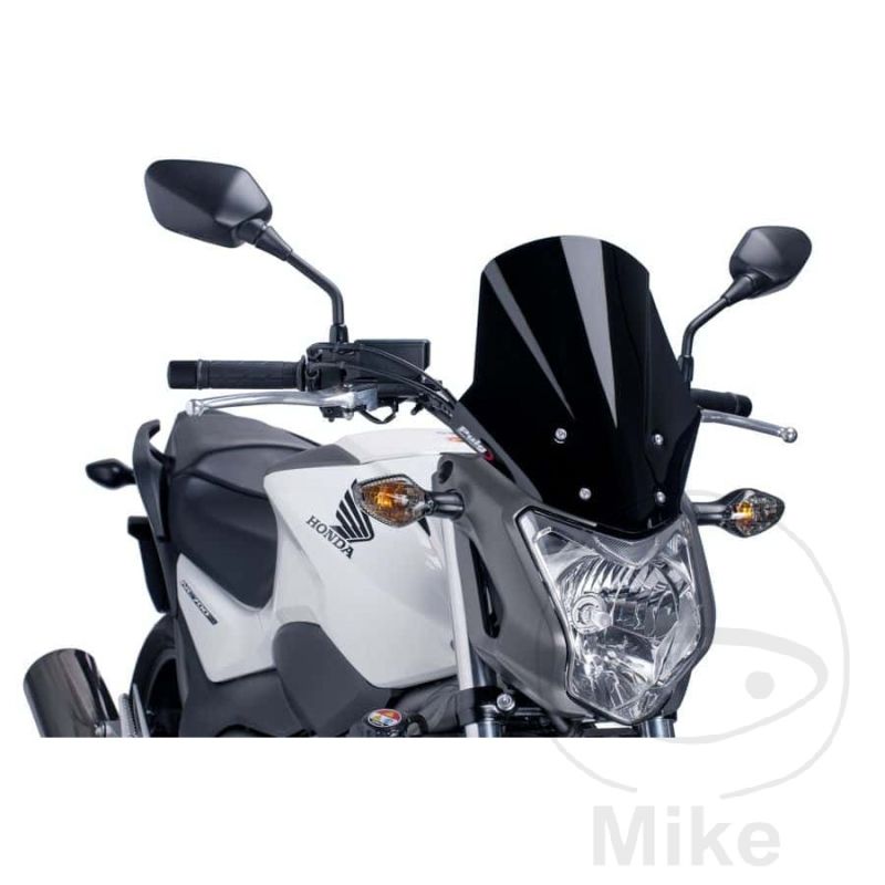 Cúpula Racing Puig Negra | Parabrisas Moto | Motos Camaral
