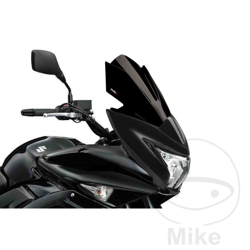 Cúpula Racing Puig Negra | Parabrisas Moto | Motos Camaral