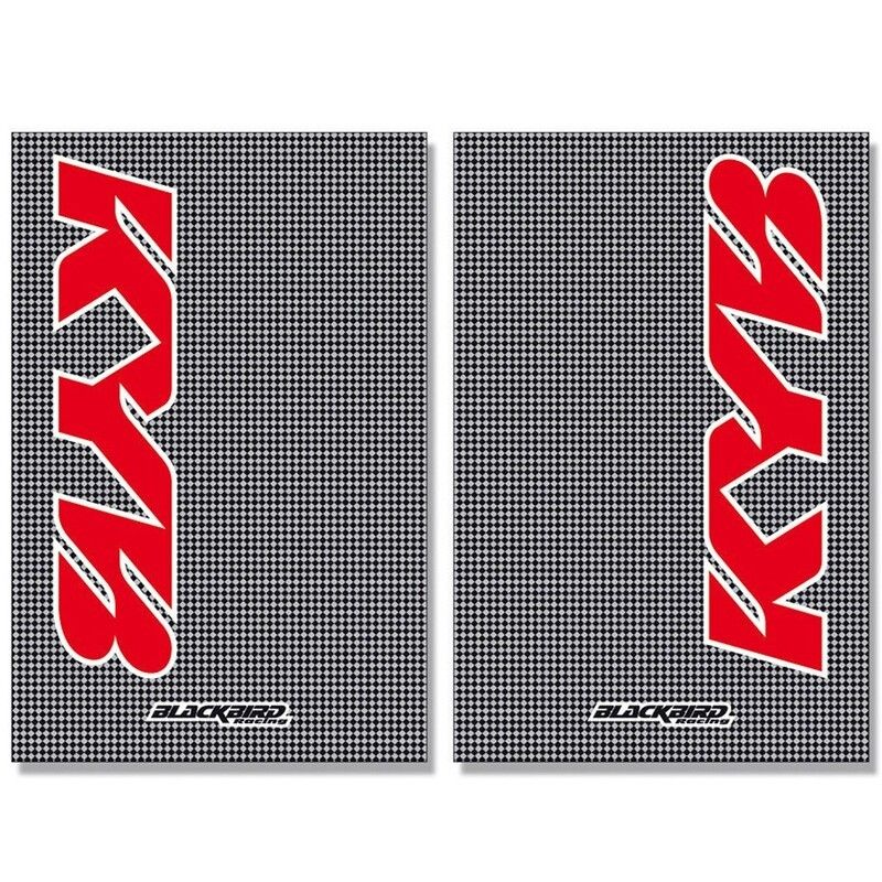 Adhesivos de horquilla Blackbird look carbono Kayaba 5015K - motoscamaralweb.com