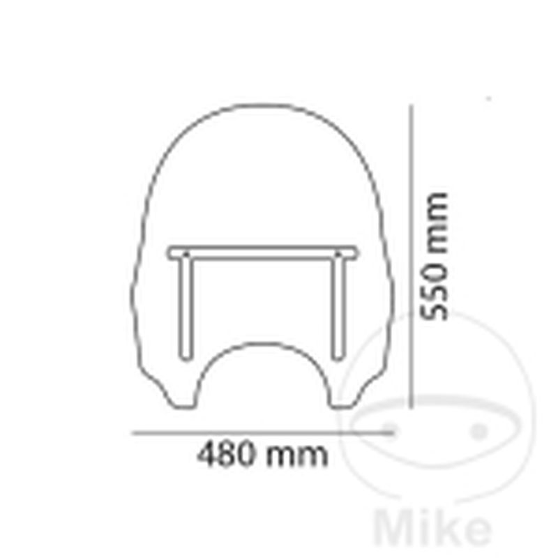 Parabrisas Puig Daytona III Transparente | Motos Camaral